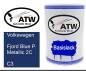 Preview: Volkswagen, Fjord Blue P. Metallic 2C, C3: 500ml Lackdose, von ATW Autoteile West.